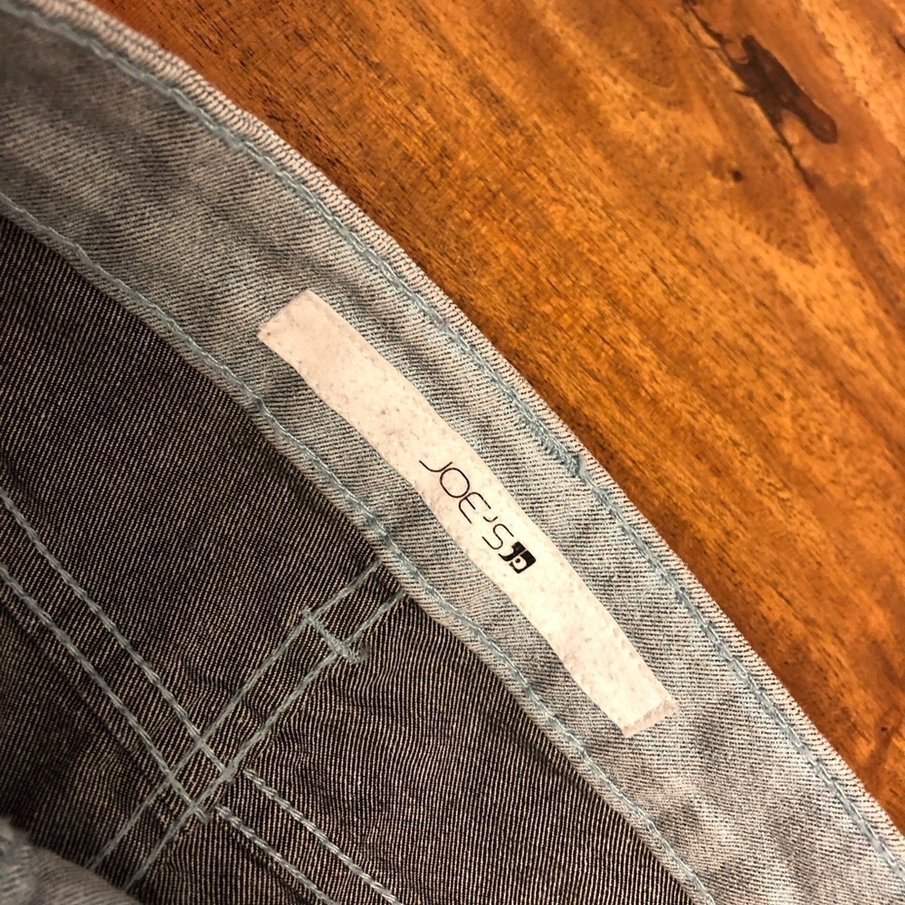 NWOT Joe’s size 8 metallic blue jeans - Picture 7 of 7